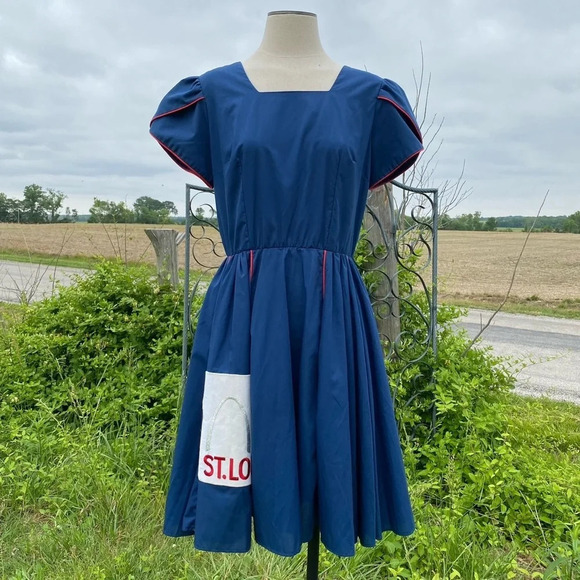 Vintage St Louis Square Dancing Dress - Picture 1 of 8